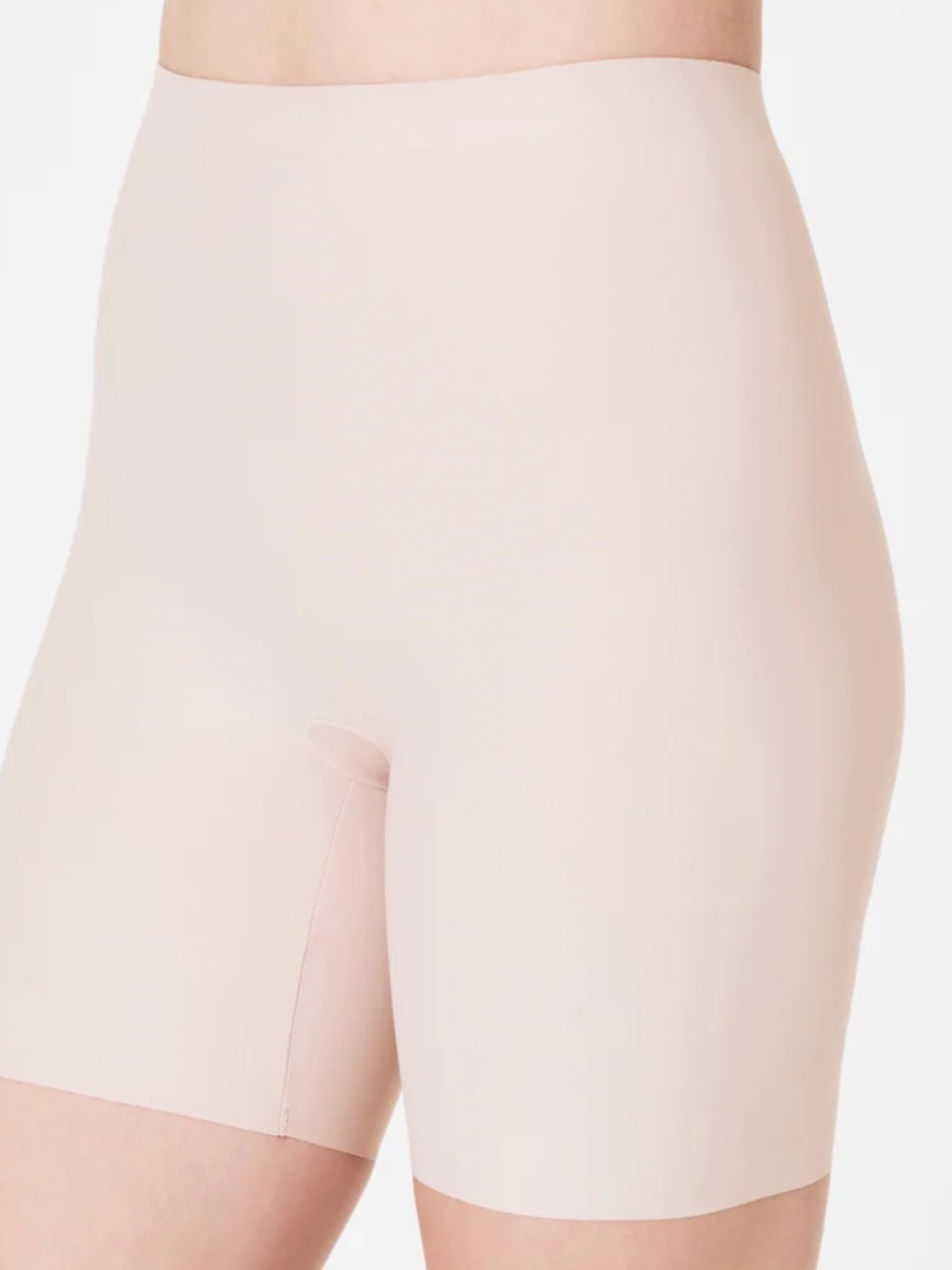 SPANX Supersmooth Essential Mid-Thigh Short in Nude